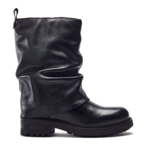 Moda In Pelle Rinnia Black Leather