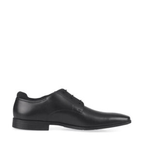 Start-Rite Academy, Black leather boys lace-up school shoes