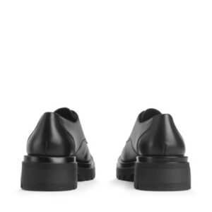 Start-Rite Barcelona, Black leather girls lace-up Angry Angels school shoes