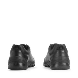 Start-Rite Challenger, Black leather senior boys lace-up school shoes
