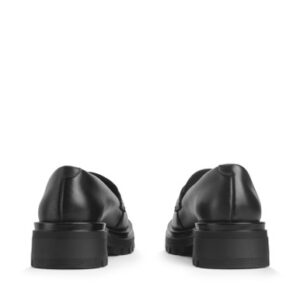 Start-Rite Paris, Black leather girls slip-on Angry Angels school shoes