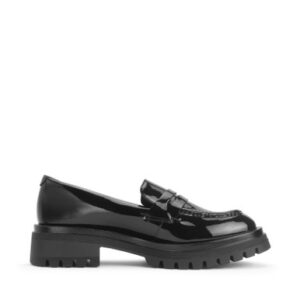 Start-Rite Paris, Black patent girls slip-on Angry Angels school shoes